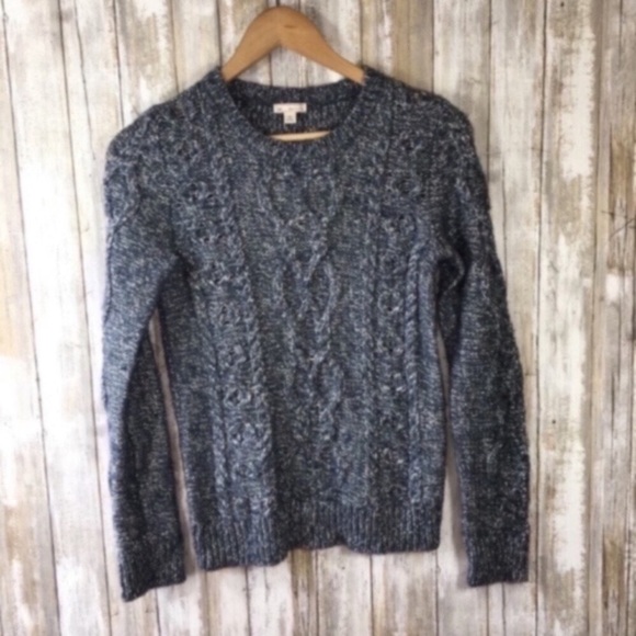 GAP Sweaters - Gap Silver Metallic Cable Knit Sweater